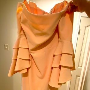 Beautiful Milly strapless dress.